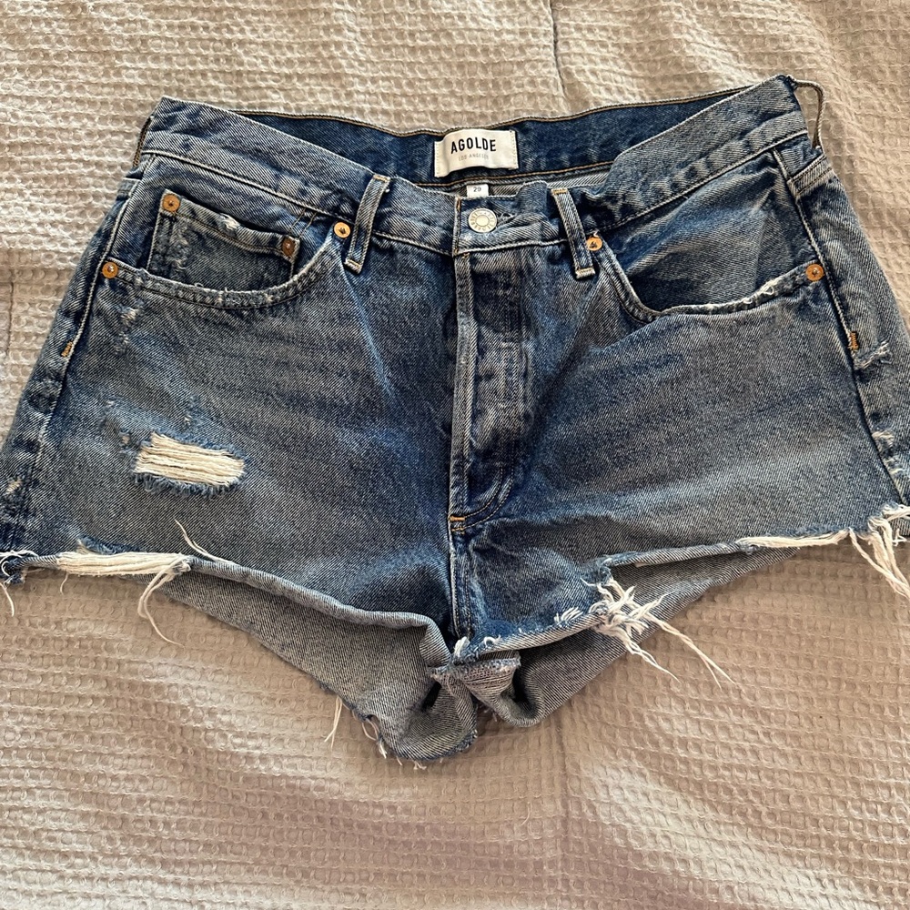 Agolde denim shorts